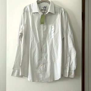 Men’s white button up